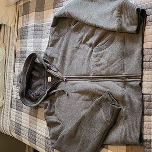 Gap fleece zip-up hoodie